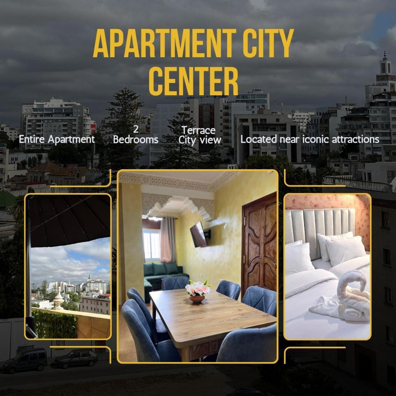 Center Panoramic View Terrace Apartment Tangier